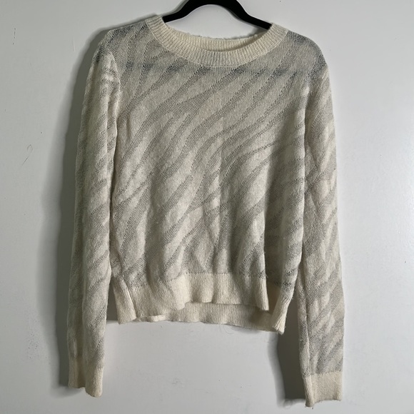 Rag&bone zebra print sweater size medium - Picture 4 of 10